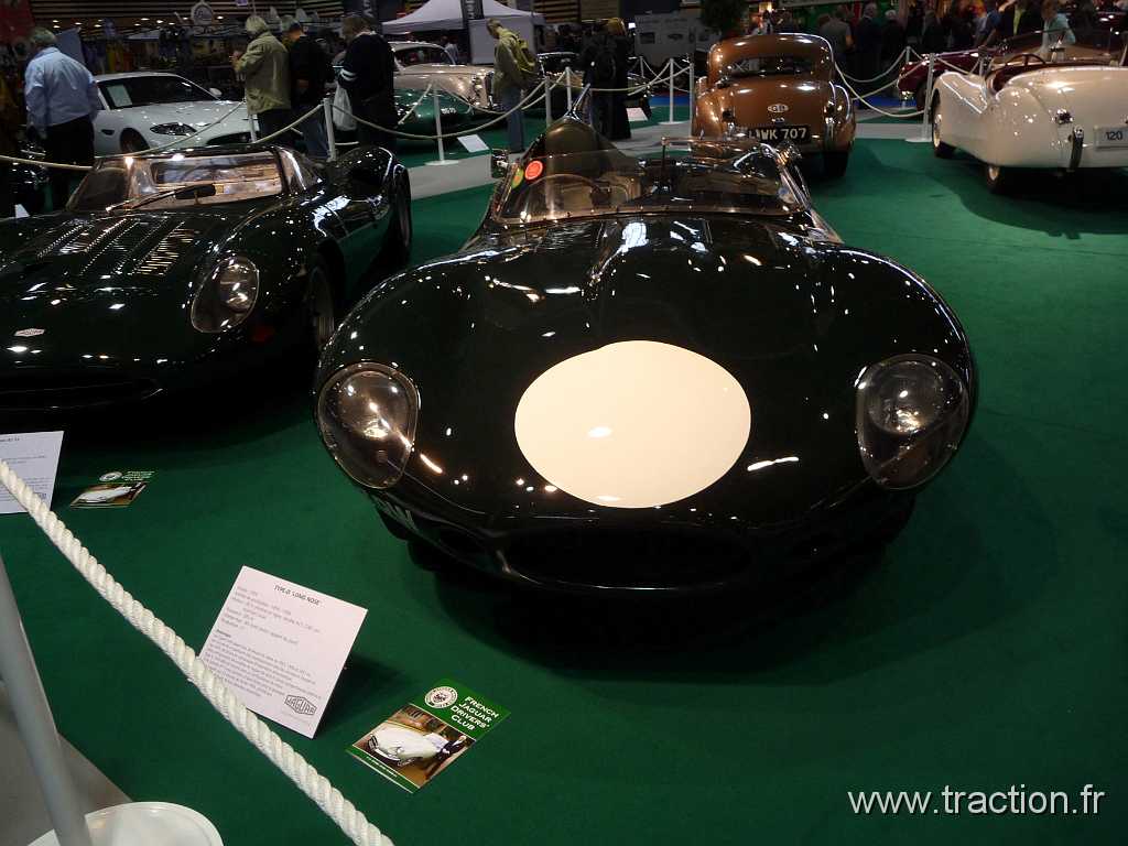 2011_epoquauto (161).jpg - 05/11/2011 - 69000 LYON - EPOQU'AUTO - 33ème Salon International Autos & Motos Anciennes - JAGUAR - Type D ' LONG NOSE ' - 1956